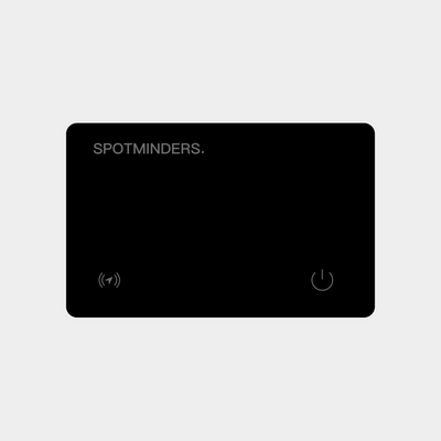 Spotminders. Tracking Card
