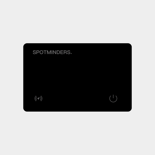 Spotminders. Tracking Card